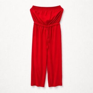 Elegant Red Jumpsuit with halter top large